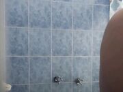 Mikushan takes a shower