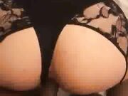 Husband Watches Sexy Busty Wife Bunny Fuck On Table