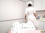 ASMR style POV nurse fuck and handjob