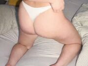 PAWG Hot Wife Bent Over and Shaking Ass in Bed