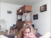 Another Tinder Slut Sucks My Cock And Balls