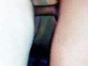 Filthy white wife loving her four black cocks