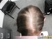 Two mall cop versus a busty MILF thief