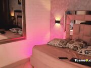 Two hot busty shemale dildoing their asshole