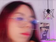 Slut Red Haired Babe Playing Her Dildo On Cam