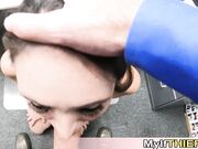 Tall long legged MILF shoplifter caught