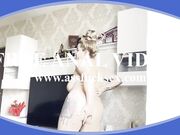 Big tits natural girl fingered her tight pussy