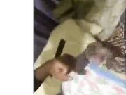 Blonde Slut Wife Takes BBC Creampie in Las Vegas Hotel