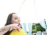 NYMPHO Aidra Fox gets stretched out by a big cock