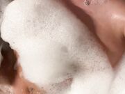 Sexy Wife in Shower Playing Her Tits