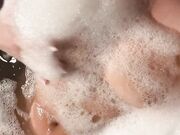 Sexy Wife in Shower Playing Her Tits