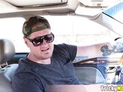 Hot MILF hitchhiker gets rough fucked