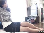 Small tits Asian MILF fucked POV