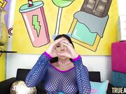 TRUE ANAL Big booty Violet Starr's anal cumback