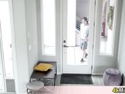 Redhead versus brunette blowjob battle