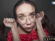 FROM CUTIE TO CUMSLUT no Mercy for her Pussy Vixi Rafi