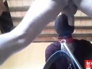 Blindfolded MILF Deepthroats a Big Cock While Bound