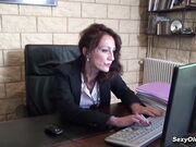 MILF secretary rough fucked and fisted