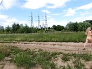 Russian Teen Webcam Girl Goes Public with Footjob and Big Ass