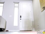 Long legged MILF maid in uniform fucked