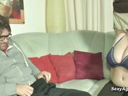 Big natural tits cougar pussy fucked