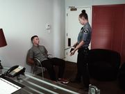 Officer Sanders - Local security guard sucked off a customer