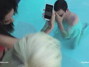 American Mean Girls - Randi Wright, Blonde Bimbo - Drowning My Slaves For FUN!