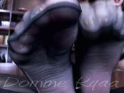 Goddess Kyaa - Bare Feet Breaking Out of My Pantyhose