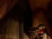 Submissive Slutgirl in FFM Threesome with Toys