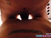 Latina Babe with Big Tits and Tattoo Enjoys Rough Sex