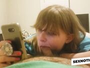 Reddit Browsing Babe Sucks Dick - BDSM Amateur Teen POV