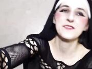 Arab Nun's Kinky Foot Fetish Solo Show