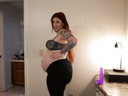 Kelly Payne - Pregnant Mom finds Son Jerking Off in her bed