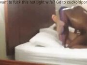 Amateur wife needs an extra cock so she tries threesome sex