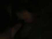 Sexy wife in pigtails sucking bbc