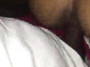 Interracial threesome with one screaming slut and two BBCs