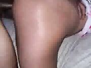 Brunette BBW taking thick BBC ballsdeep and sucking hubby