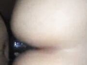 Wife spanked while fucking BBC