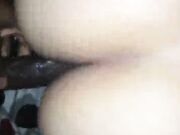 Wife spanked while fucking BBC