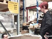 Ginger mature business lady anal fucked