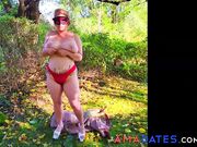 Big-Titted Leather-Clad MILF Shows Off Her Assets