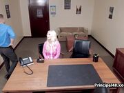 Curvy cougar Tiffany bouncing on teacher