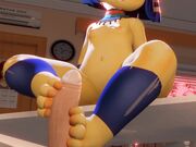 Ankha footjob