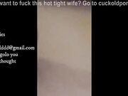 Pia Sofie's first black cock while her cuckold must watching