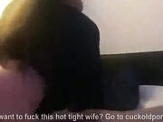 Watching my wife in a trio with 2 black boys