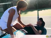 Beautiful tennis instructor MILF fucked