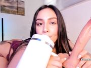 Colombian Babe Wildly Savors Her Favorite Dildo Toy