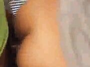 Hubby films as he lets his blonde wife try some BBC