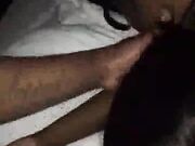 Wife Moans Under Big Black Cock