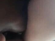 Amateur wife needs an extra cock so she tries threesome sex